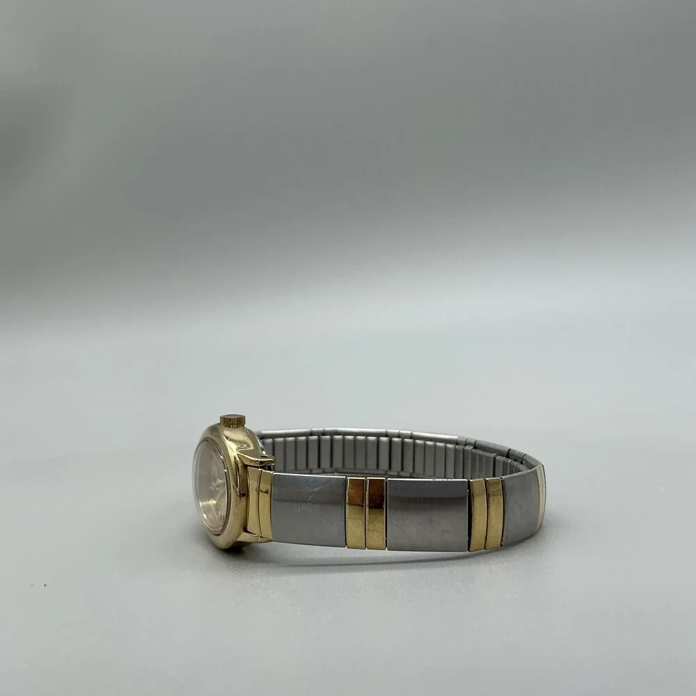 Timex Cavatina T2M443 Womens Watch 18mm Two Tone Bracelet New Battery